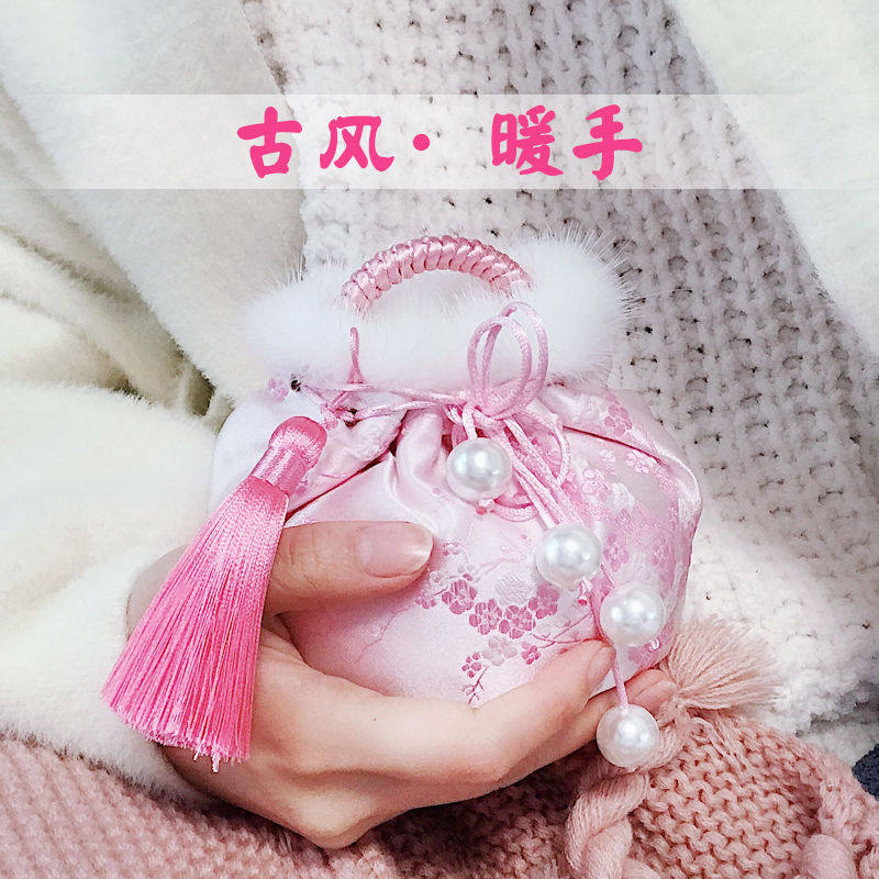 铜汤婆子纯铜壶暖手宝加厚烫婆子手工定制老式古风汉服热水袋注水