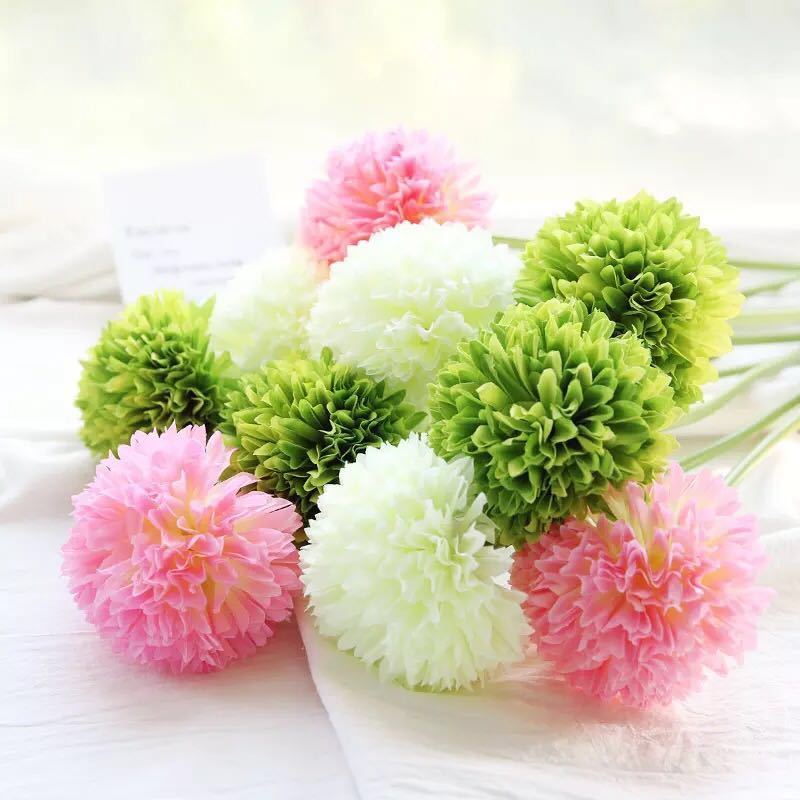 单支绣球花仿真花假花花束摆件家居客厅餐桌摆设装饰花婚庆手捧花