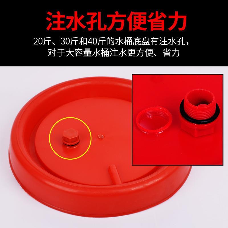 鸡用饮水桶水壶饲料桶小鸡饮水器水槽料桶喂食器食槽料槽养鸡设备