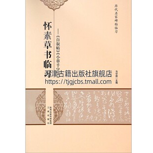 马守国编 技法学习成年初学者书法放大本高清竹简木板书字体临摹赏析碑帖篆刻拓印拓本练字帖 书籍 三秦出版 社 怀素草书临习 正版