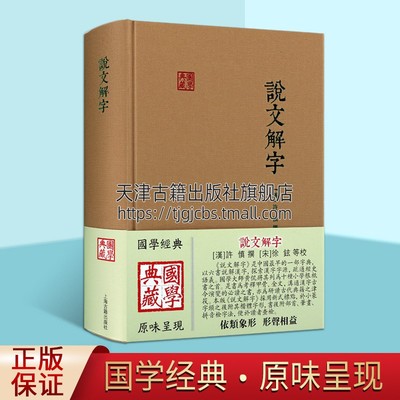 说文解字 国学典藏 许慎著中国古典文学考究字源文字学著部首字典工具书历史知识读物经典著作 畅销正版 上海古籍出版社