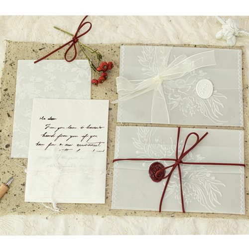 椒叔叔法式唯美情书手写信纸