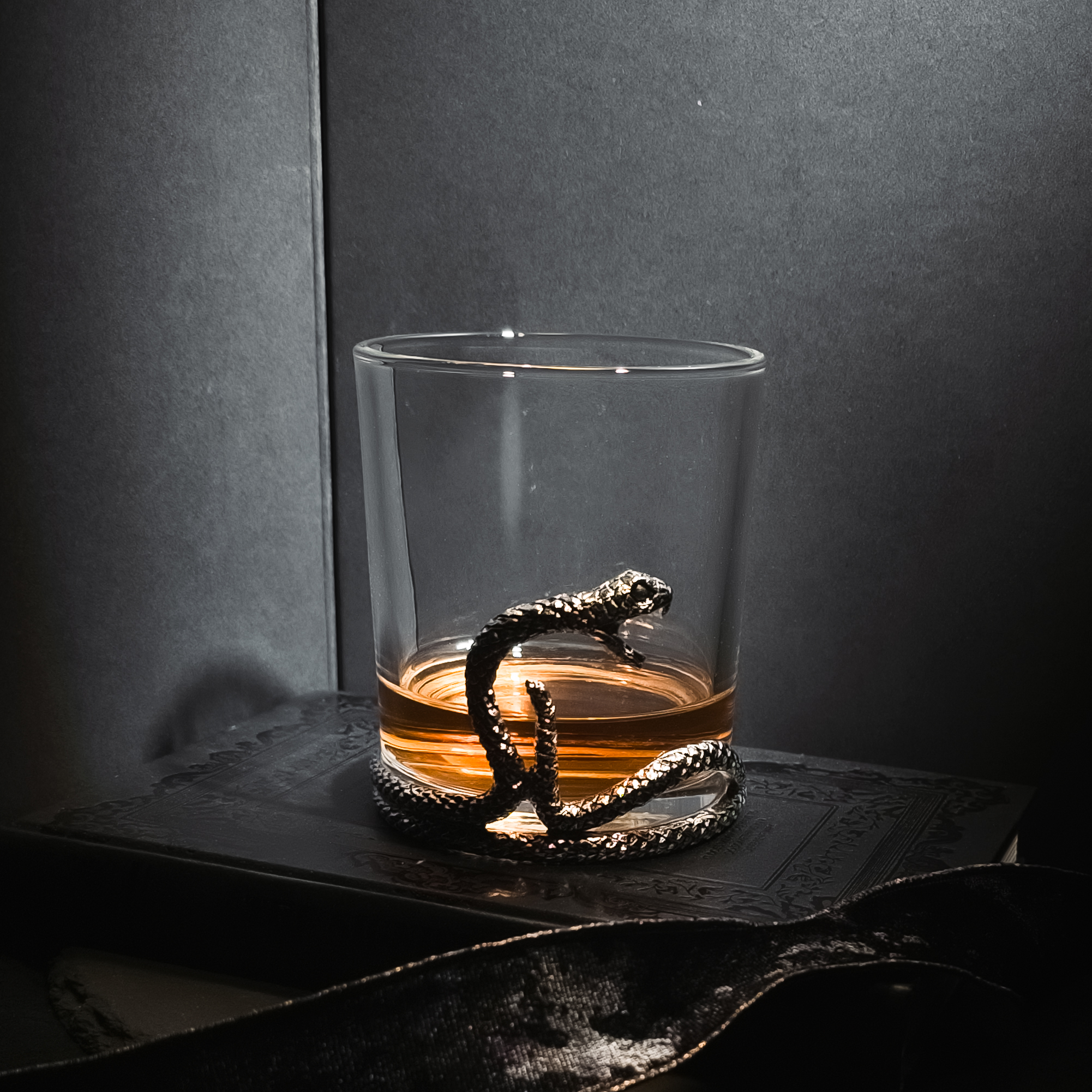 椒叔叔蛇款威士忌杯小众