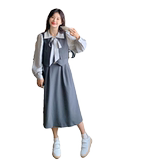 春款新款连衣裙假三件套，女装连衣裙，浙宝220A