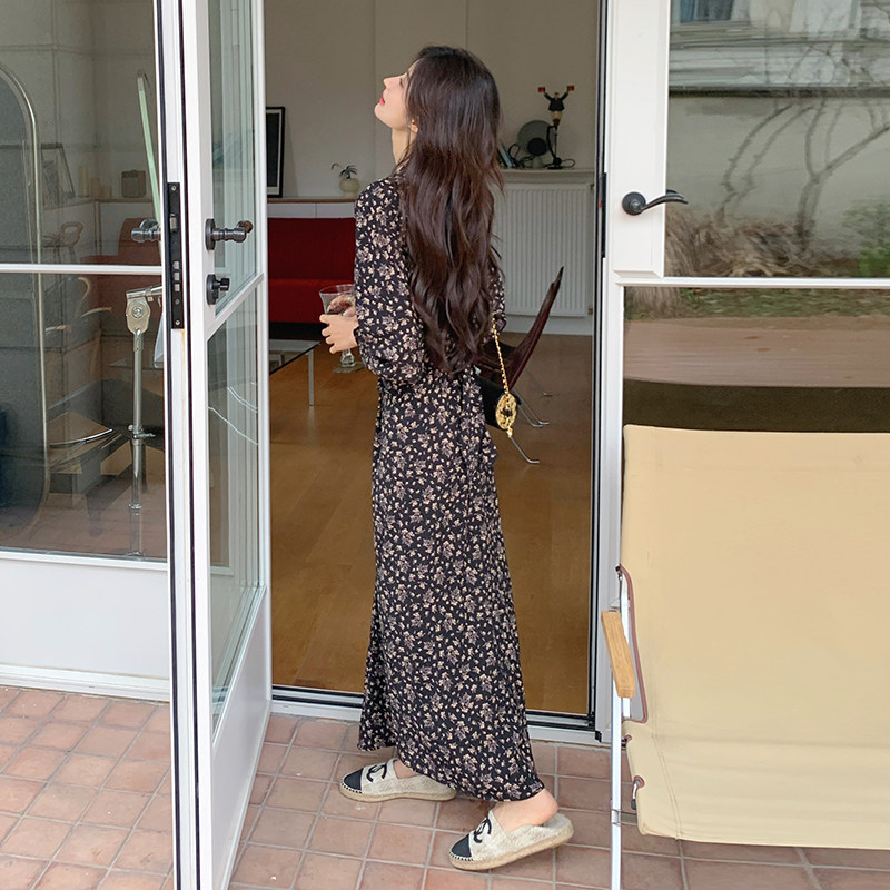 日式碎花连衣裙,女装连衣裙,浙宝220A
