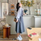 主推新款假三件套连衣裙学院风P145k188，女装连衣裙，浙宝220A