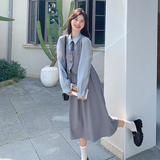 B馆二楼231号新款春款连衣裙假两件，女装连衣裙，浙宝220A