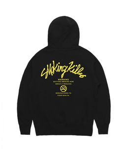 kills 字母印花 男女加绒连帽卫衣帽衫 Smoking Icon 潮 FR2