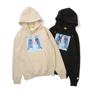 RAY印花 Smoking 男女连帽卫衣帽衫 X光线 Kills 潮秋冬 FR2