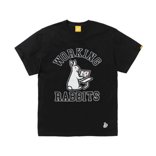 #FR2 Working Rabbit T-shirt 男女短袖T恤潮