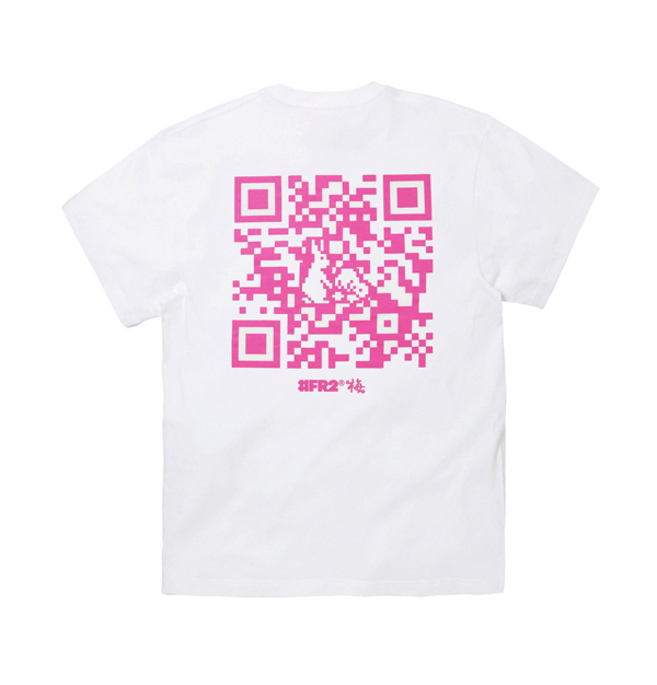 #FR2 梅UME 二维码大白兔 2D Code T-shirt 男女情侣短袖T恤潮 男装 T恤 原图主图