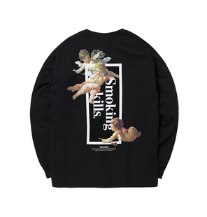 shirt T恤潮 小天使 Long sleeve Logo Angles Back 长袖 FR2