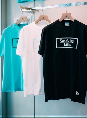 #FR2 GETTO月桃限定 Smokingkills印花 男女情侣短袖T恤TEE潮