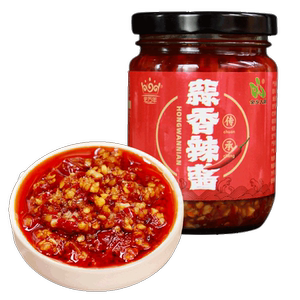 宏万年蒜香辣酱下饭菜辣椒酱蒜蓉辣酱调味酱瓶装拌饭拌面炒菜香辣
