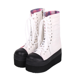 2025经典春季新品Lolita 休闲芒果头帆布女鞋Q321