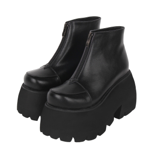 2023年春季 LOLITA靴COS靴PUNK靴厚底拉链短靴松糕靴9631 新款