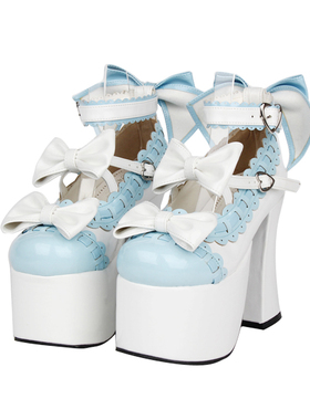 春秋新款洛丽塔女鞋超高跟可爱公主鞋超高跟女王鞋9896