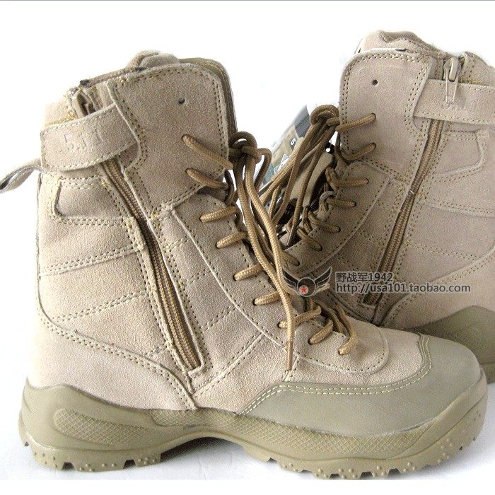 Boots militaires pour homme en Anti-fourrure - Ref 1402505 Image 4
