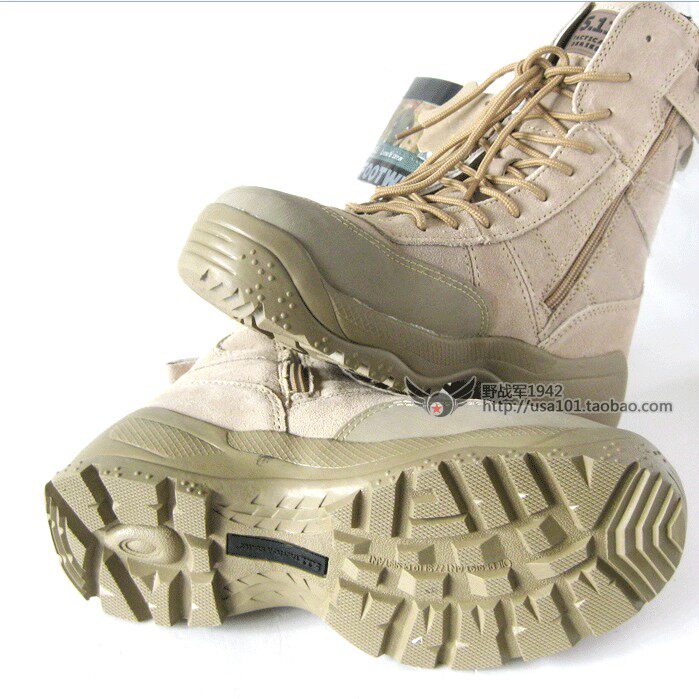 Boots militaires pour homme en Anti-fourrure - Ref 1402505 Image 5