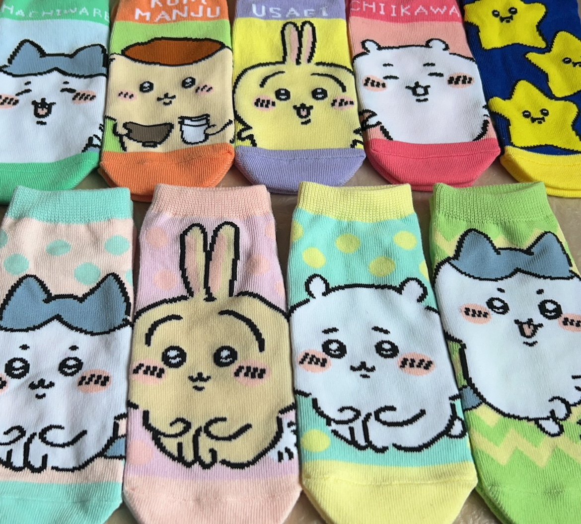 日单吉伊卡哇Chiikawa小水獭lommy正能量企鹅raccos河狸棉质船袜,童装/婴儿装/亲子装,儿童袜子(0-16岁),淘宝优惠券,粉丝福利购,淘宝优惠卷