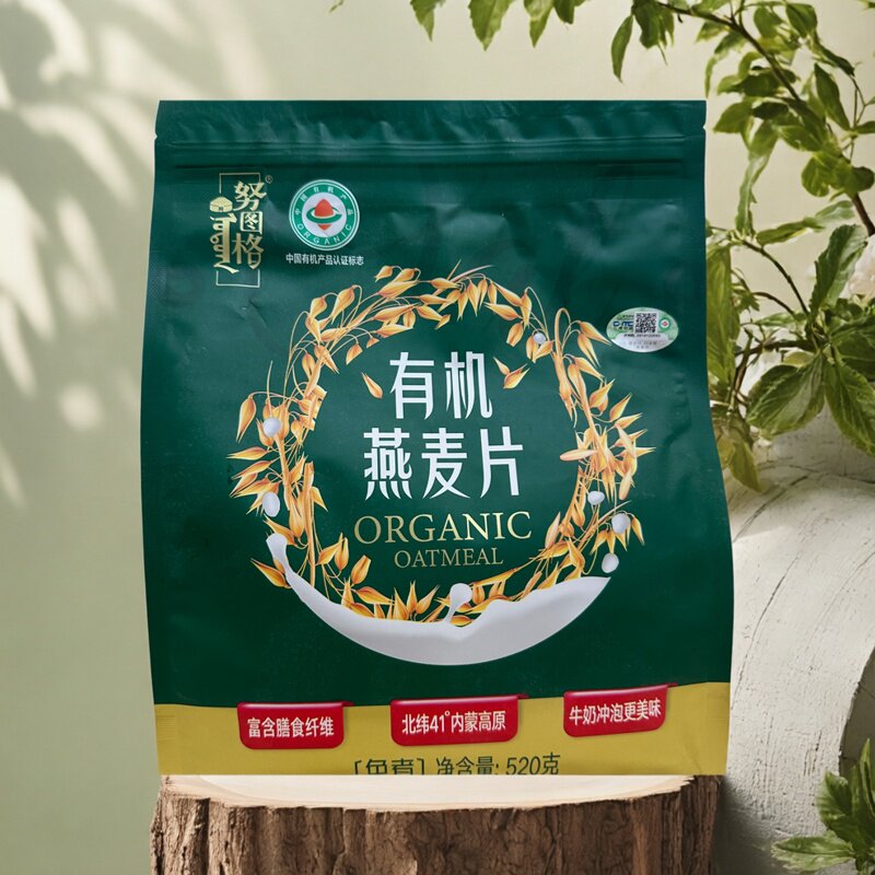 努图格有机燕麦片520g粗粮内蒙