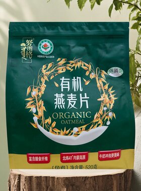 努图格有机燕麦片520g粗粮内蒙