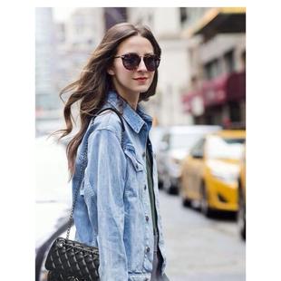 名牌包包女士2024新款爆款真皮女包斜跨小香风菱格链条包