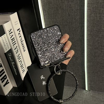 适用荣耀MagicVFlip闪粉手机壳