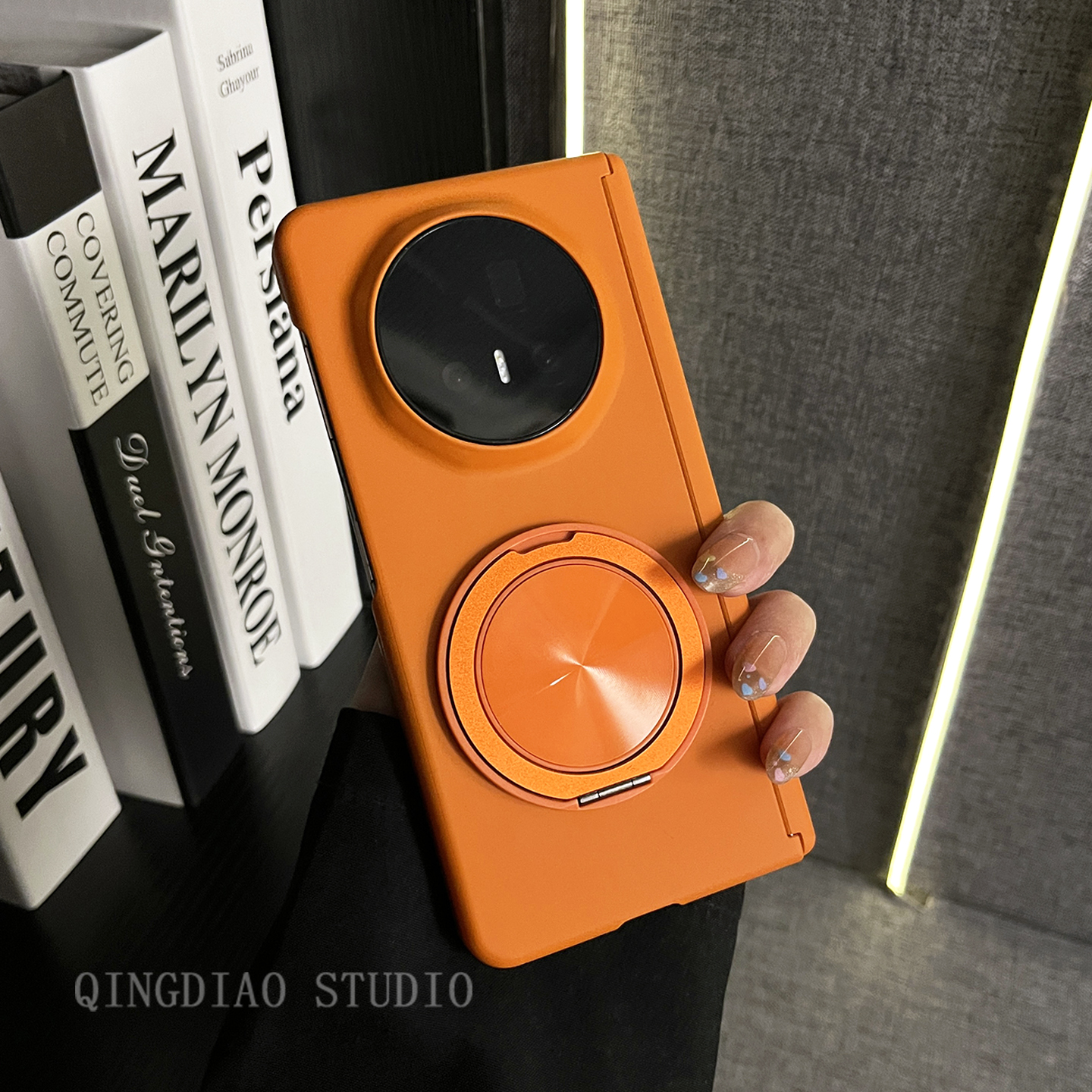 适用荣耀magicv5极简风手机壳