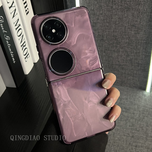 适用华为pocket2抗黄透明手机壳