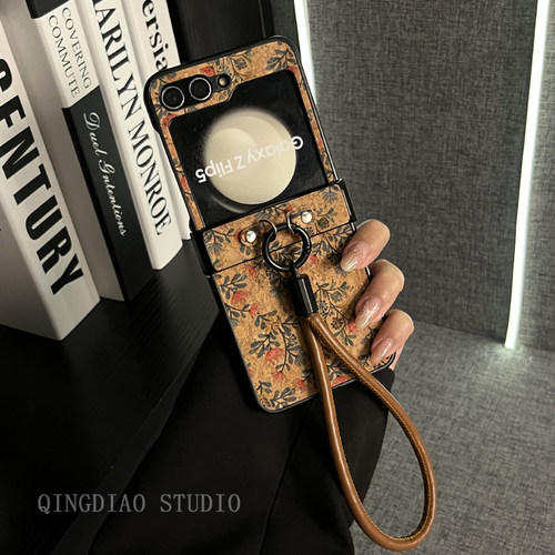 适用三星zflip6/5/4/3国潮手机壳