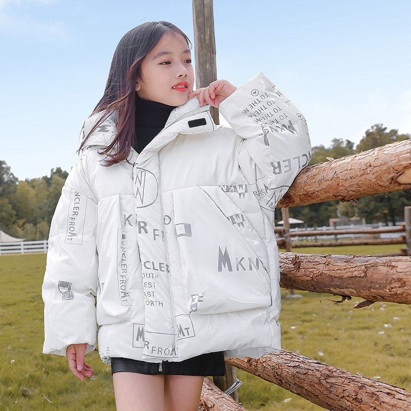 女童羽绒服短款2025冬季新款