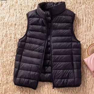 轻薄羽绒棉马甲男立领背心轻便内外穿坎肩外套 新款 男女同款 秋冬季