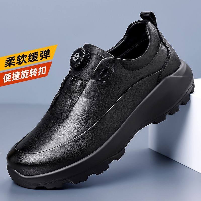 男士鞋子2026新款今年流行爆款现货新款男士纽扣复古休闲皮鞋春秋,流行男鞋,休闲皮鞋,淘宝优惠券,粉丝福利购,淘宝优惠卷