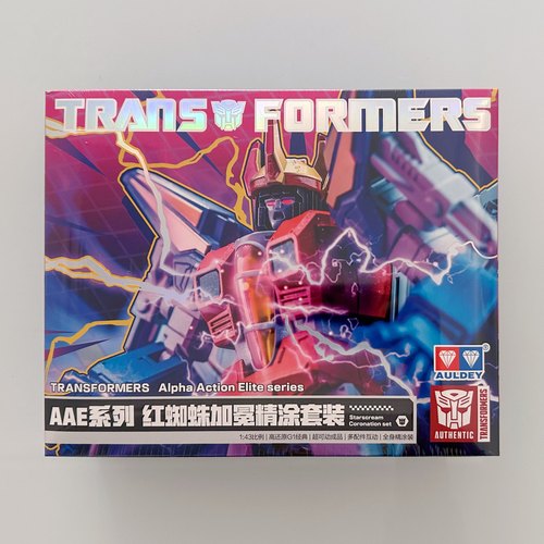 奥迪双钻变形金刚AAE精涂版 红蜘蛛加冕套装 超可动模型潮玩摆件