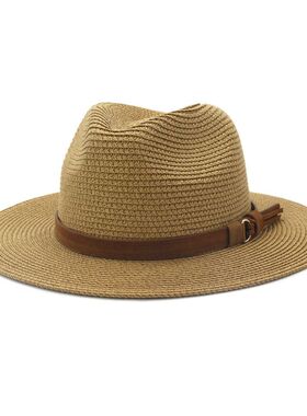 甬制遮阳旅行CMD户外沙滩太阳帽新款防晒爵士帽出游情侣子草帽JS3