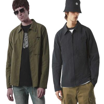 外贸英伦轻薄休闲衬衫外套OVERSHIRT春秋轻量尼龙防风通勤单衣潮