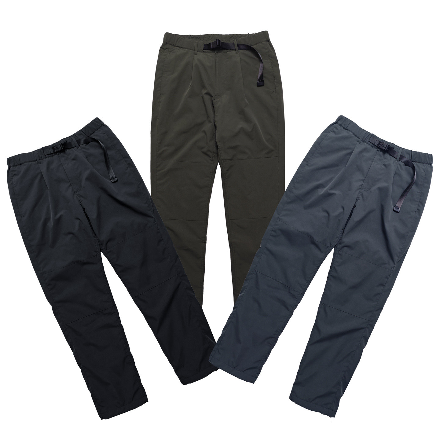 防风防泼水抓绒软壳裤