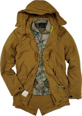 无品牌两件套秋冬季派克