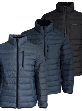 90绒超轻羽绒服男蓬松温暖舒适轻量化通勤户外风格秋冬防寒衣外套