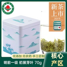 吴侬 2024年新茶绿茶 苏州明前一级洞庭山碧螺春手工有机茶叶70g