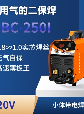 威王无气二保焊机NBC-250I数字化小型大功率带电焊高速薄板王220