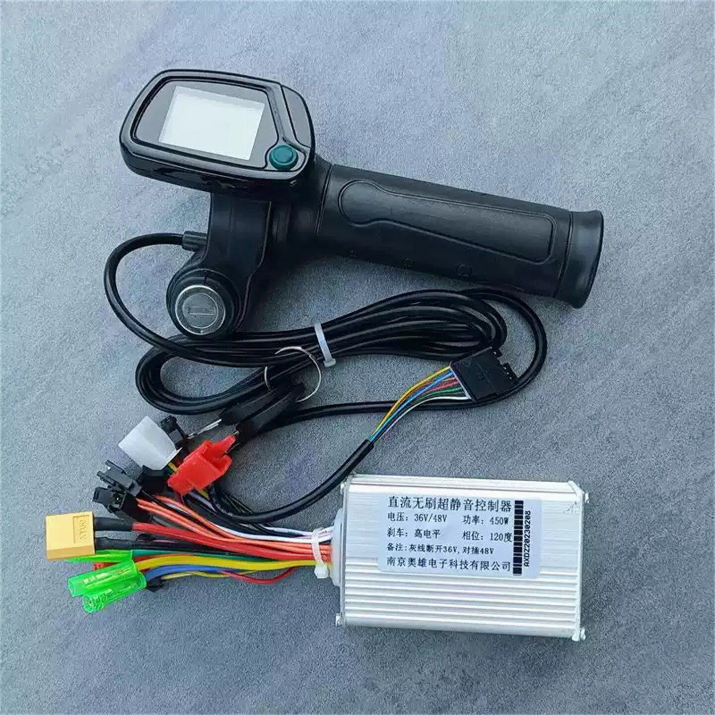 电动滑板车36V48V无刷控制器和7线转把 南京奥雄电子科技调速码表
