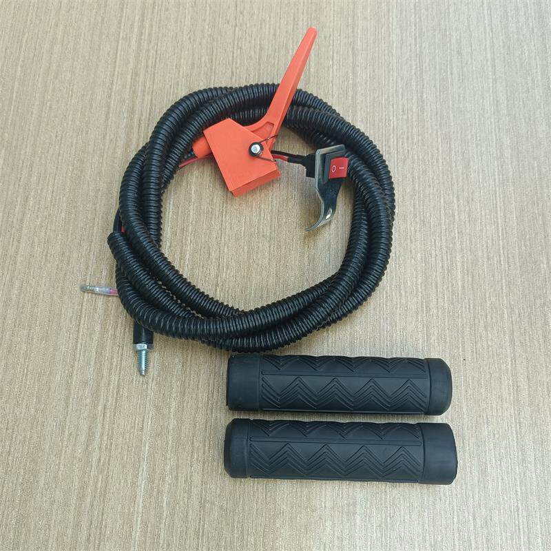 四轮卡丁车二冲燃油摩托车加速杆油门线1.4米熄火开关手把套