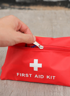 户外红色医疗急救包医用小药包户外应急包杂物袋便携收纳包空包
