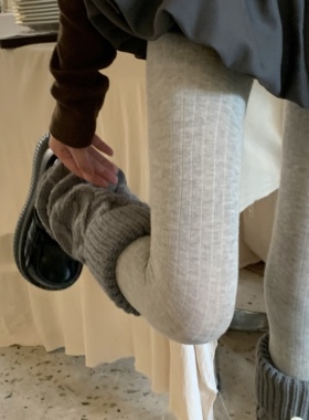 Wuuuus 黑色连裤袜女春秋薄款竖纹百搭显瘦灰色打底裤日系jk袜子