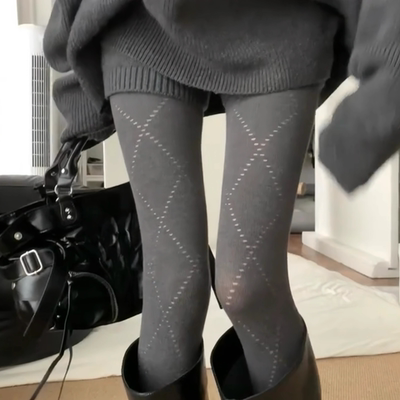 格雷系灰色打底袜女春秋连裤袜子