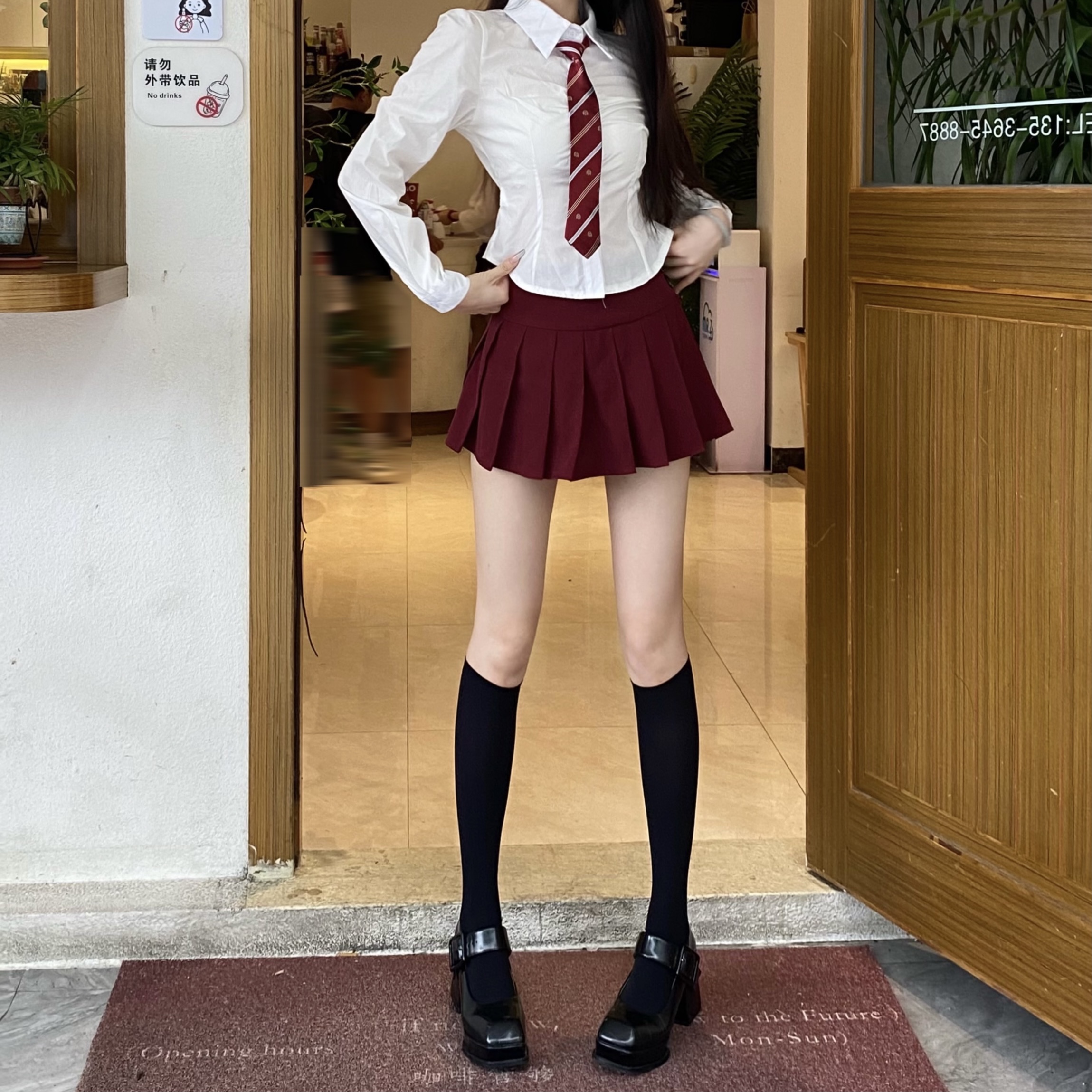 黑色袜子女夏季薄jk日系小腿袜