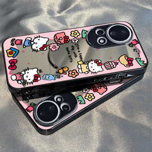 适用于华为nova13pro手机壳镜面甜品KT猫Nove5/6/7se硅胶8全包防摔Hinova9男女14软nova10/11/12ultra套新款