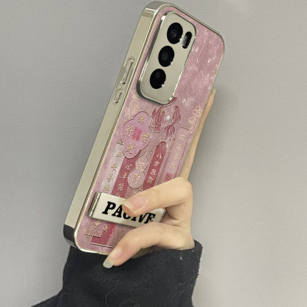 适用于opporeno12pro手机壳高级感粉底锦鲤Reno5/6/7/8/9硅胶全包a2防摔a3pro新款男女潮牌Reno10/11pro十套